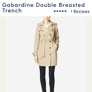 Cole Haan beige trench coat size small