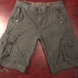 Rock revival cargo shorts