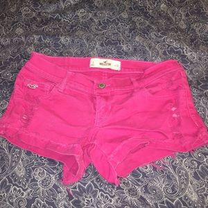 Hot Pink Hollister Shorts