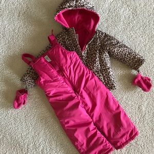 Girls Carter's Snowsuit size 4t