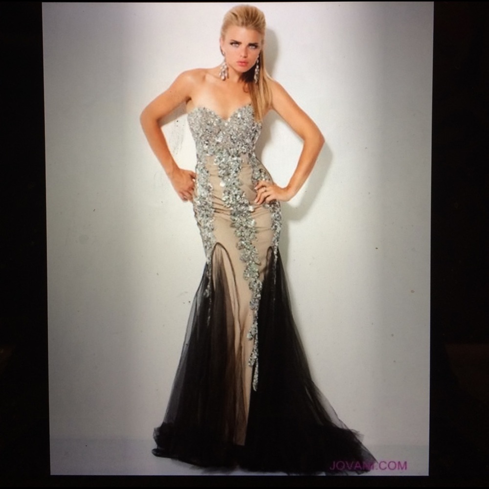 Jovani sequin mermaid gown