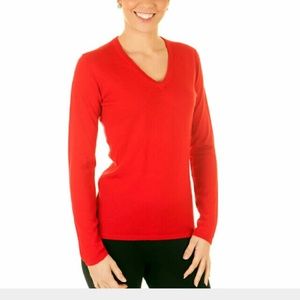 Basic V Neck Long Sleeve