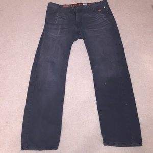 HARLEY DAVIDSON men's black jeans size 36x32