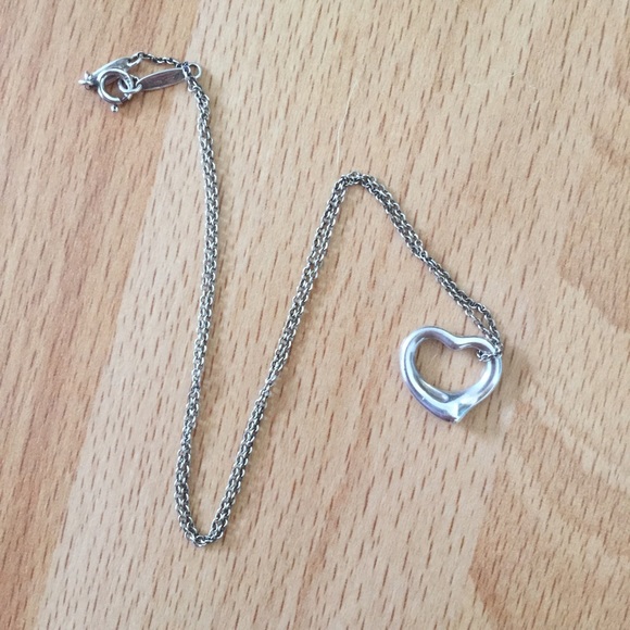 Tiffany & Co silver heart necklace