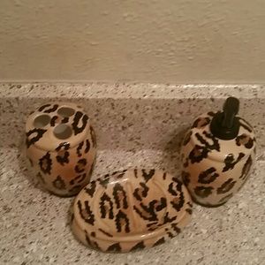 Barsoap holder, handwash dispenser and toothbrush