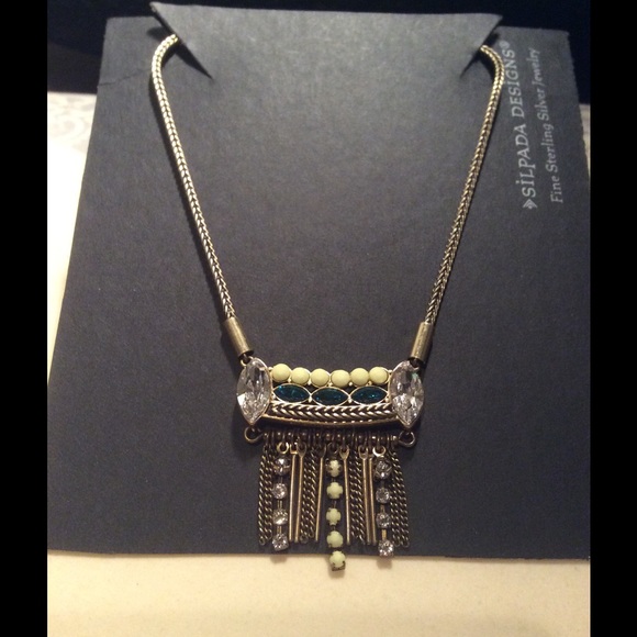 Silpada Neon Fringe Necklace