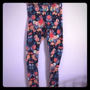 Floral leggings