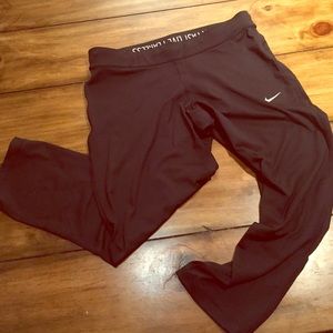 Women's Large Nike Running Capri