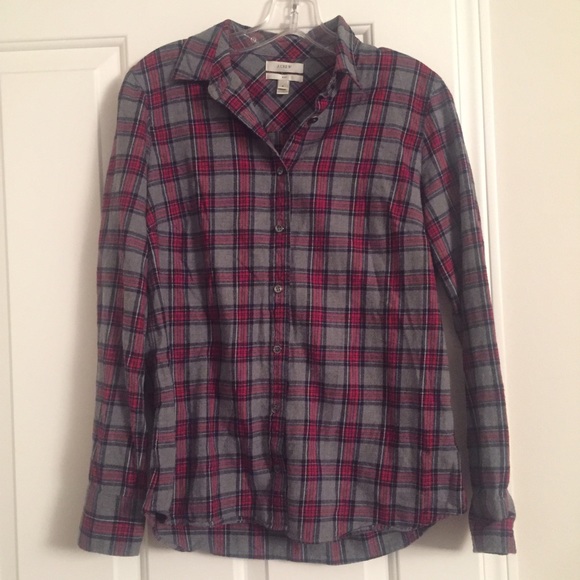 J Crew Plaid Flannel