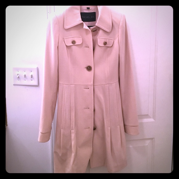 Rachel Zoe cream peacoat