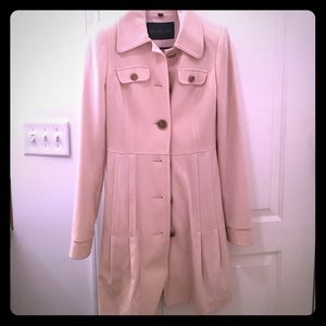 Rachel Zoe cream peacoat
