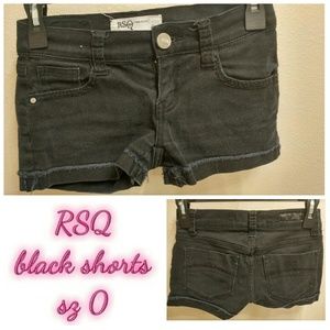 RSQ black shorts