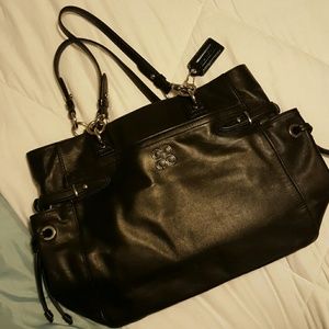 Black coach bag