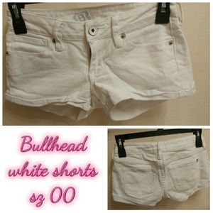 White Bullhead shorts
