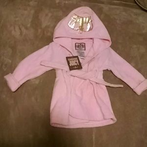 NWT Juicey Couture baby bath robe