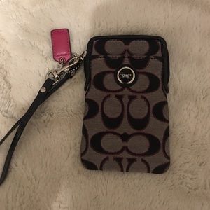 Coach wristlet