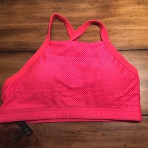 Pink High Impact Sports Bra Sz L by Lorna Jane