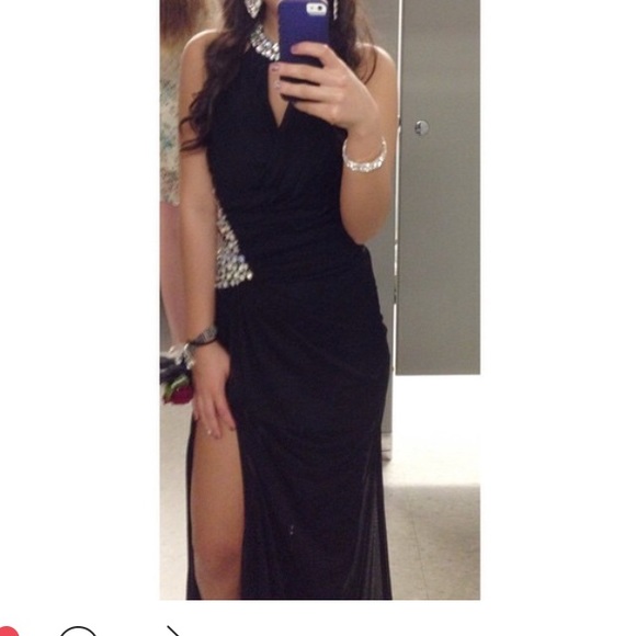 Navy/ Blackish Prom Dress