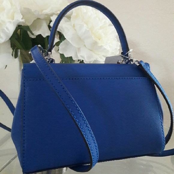 ~SOLD~Michael Kors XS Ava Blue Crossbody Purse Bag - Picture 3 of 4