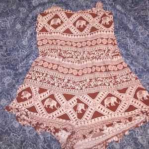 Forever 21 Elephant Romper