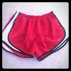 Size large Nike running shorts