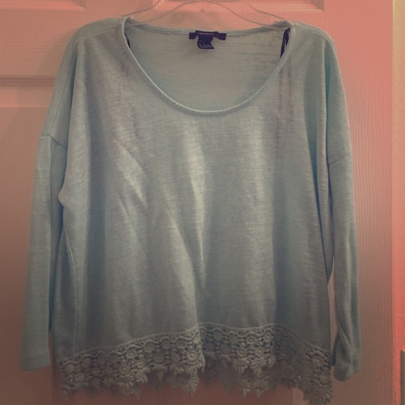 BOGO Blue 3/4 length shirt