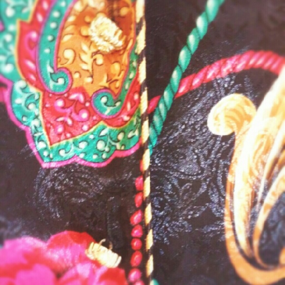 Gorgeous Black and Gold  Floral Shirt / Jacket - Picture 3 of 4