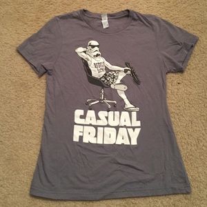 Small Star Wars funny woot tshirt Casual Friday