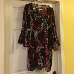 Avenue embellished blouse