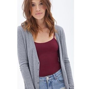 Forever 21 V-Neck Cardigan (Small)