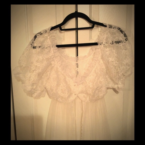 Vintage 70's Tosca of Cali Peignoir Robe and Gown