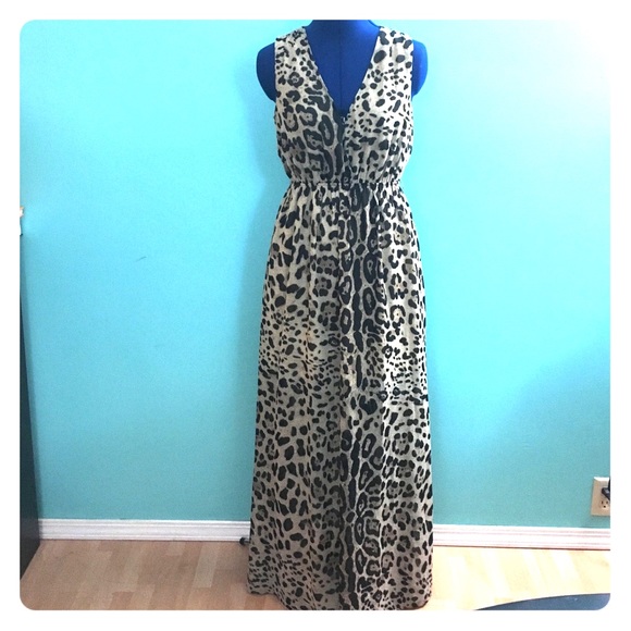 Leopard print dress