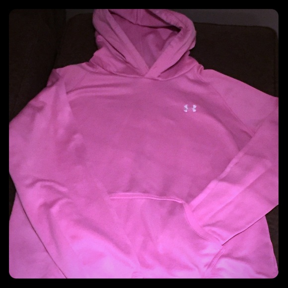 LIGHT PINK UNDER ARMOUR SWEATSHIRT