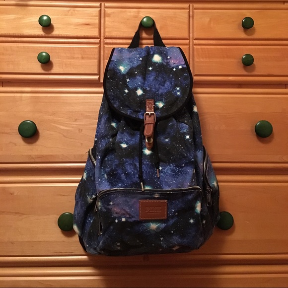 PINK Victoria's Secret Handbags - PINK Galaxy Drawstring Backpack