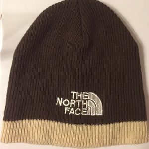 Brown north face hat