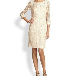 FINAL REDUCTION Sue Wong Floral Lace Illusion Back