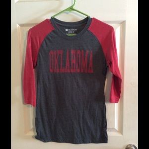 Oklahoma baseball tee