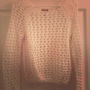 BOGO White mesh sweater