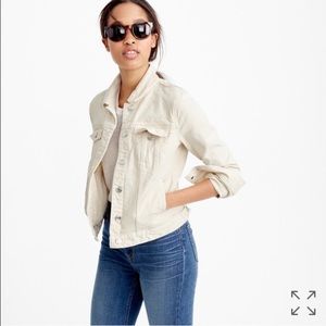 Denim jacket in ecru wash