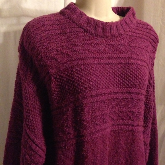Oversized LL.Bean Cable Knit Sweater