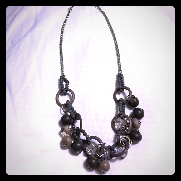 Grey bead Necklace