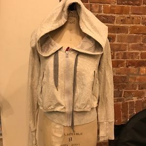 Lululemon pleated zip up hoodie
