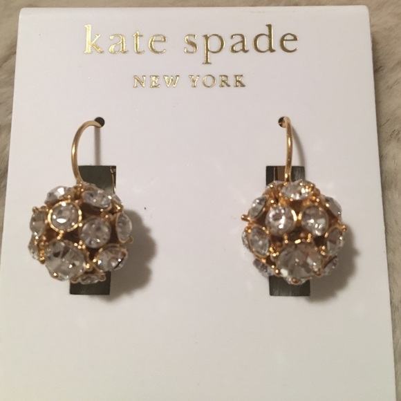 Kate Spade Crystal Ball Earrings