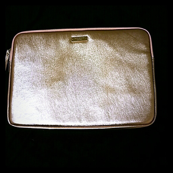 Rose gold Kate Spade laptop case 12" NWOT