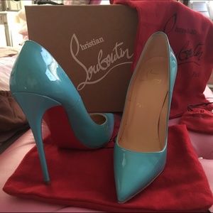 Christian Louboutin So Kate Pacific Blue 120 mm
