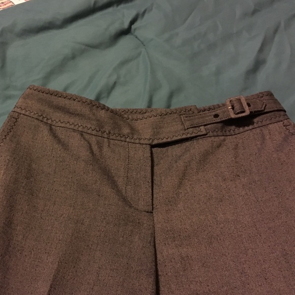 Cuffed trousers, cute belted detail