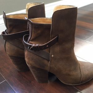 🚫SOLD🚫 Rag and Bone Suede Brown Booties