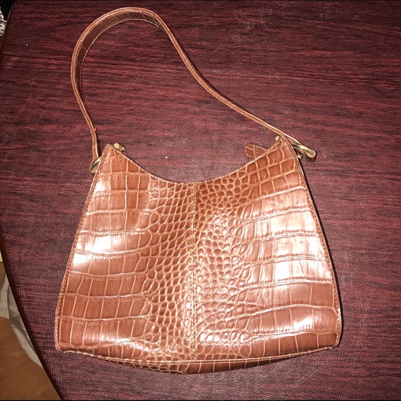 Brown Snakeskin Handbag