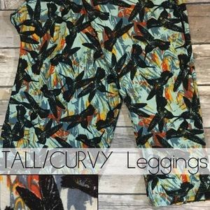 Lula Roe TC Hummingbird Leggings *Unicorn!*