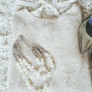 The Limited sparkled sweater